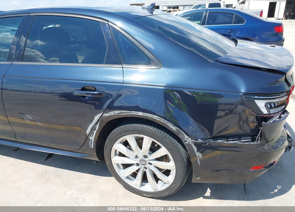 2018 AUDI A4 2.0T TECH ULTRA PREMIUM/2.0T ULTRA PREMIUM VIN: WAUKMAF47JA118522