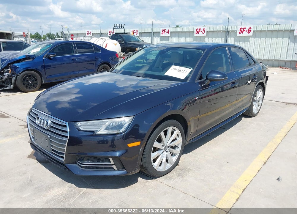 2018 AUDI A4 2.0T TECH ULTRA PREMIUM/2.0T ULTRA PREMIUM VIN: WAUKMAF47JA118522