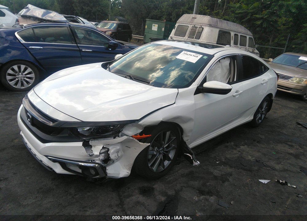 2019 HONDA CIVIC EX VIN: 19XFC1F3XKE013423