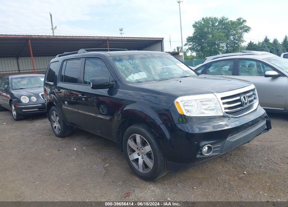 2014 HONDA PILOT TOURING VIN: 5FNYF4H91EB041645