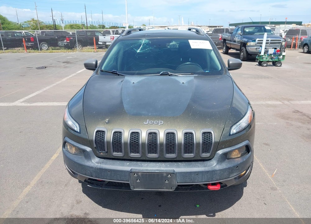 2015 JEEP CHEROKEE TRAILHAWK VIN: 1C4PJMBS4FW675812