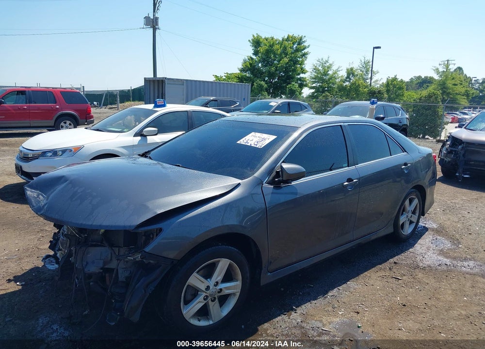 2012 TOYOTA CAMRY SE VIN: 4T1BF1FK0CU617140