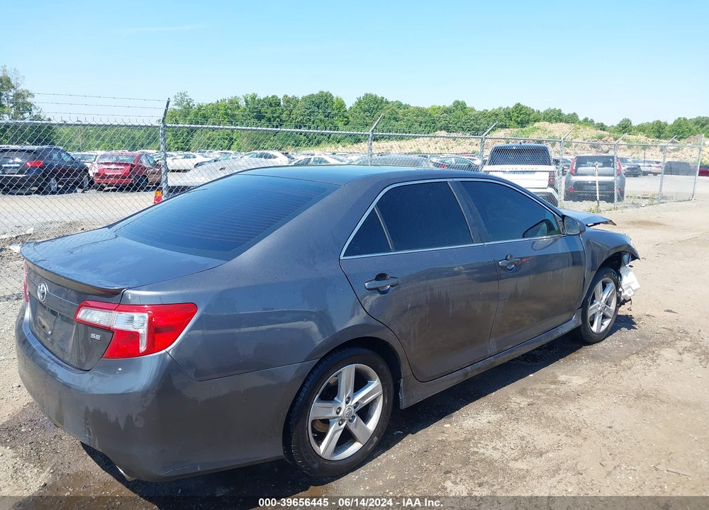 2012 TOYOTA CAMRY SE VIN: 4T1BF1FK0CU617140