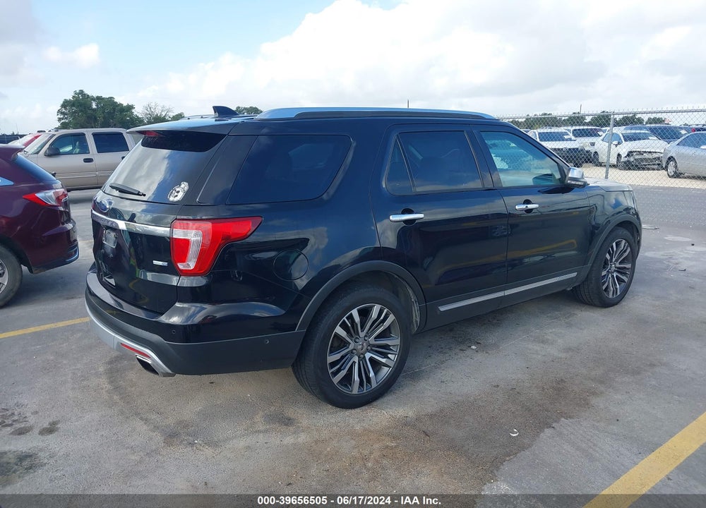 2016 FORD EXPLORER PLATINUM VIN: 1FM5K8HT3GGC28312