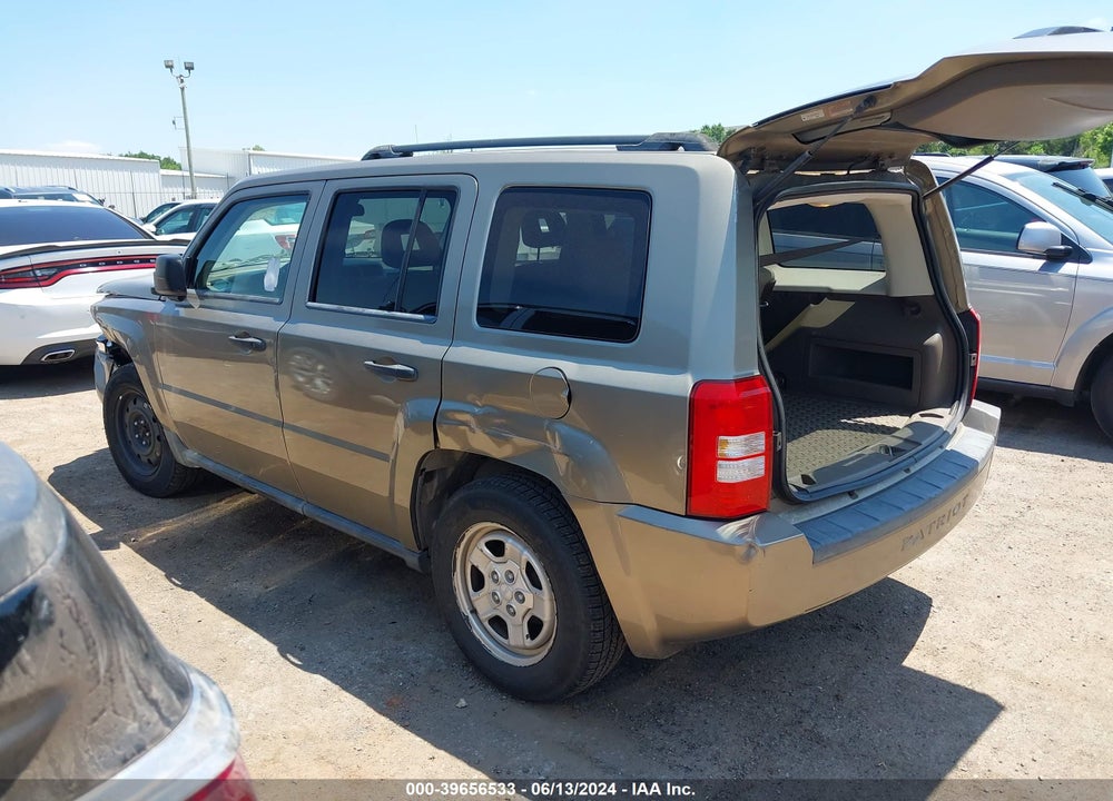 2007 JEEP PATRIOT SPORT VIN: 1J8FT28W17D267729