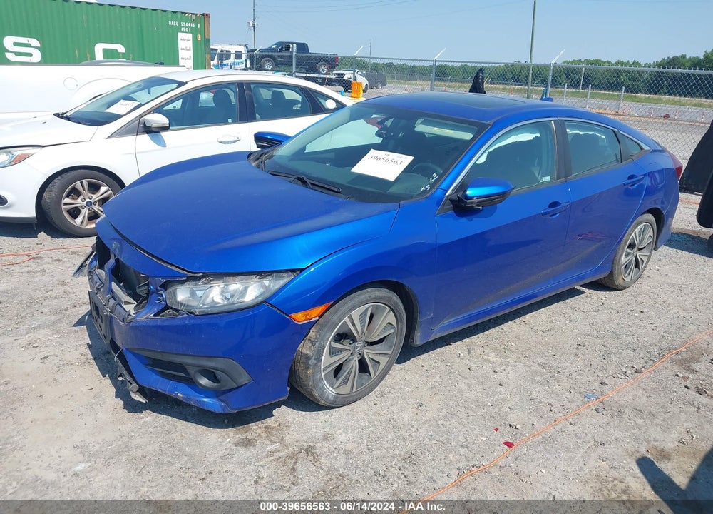 2018 HONDA CIVIC EXL VIN: 19XFC1F77JE200409