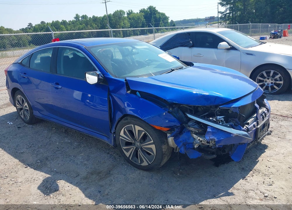 2018 HONDA CIVIC EXL VIN: 19XFC1F77JE200409