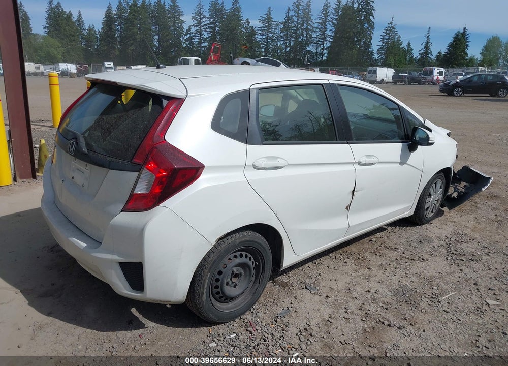 2016 HONDA FIT LX VIN: JHMGK5H5XGX026286