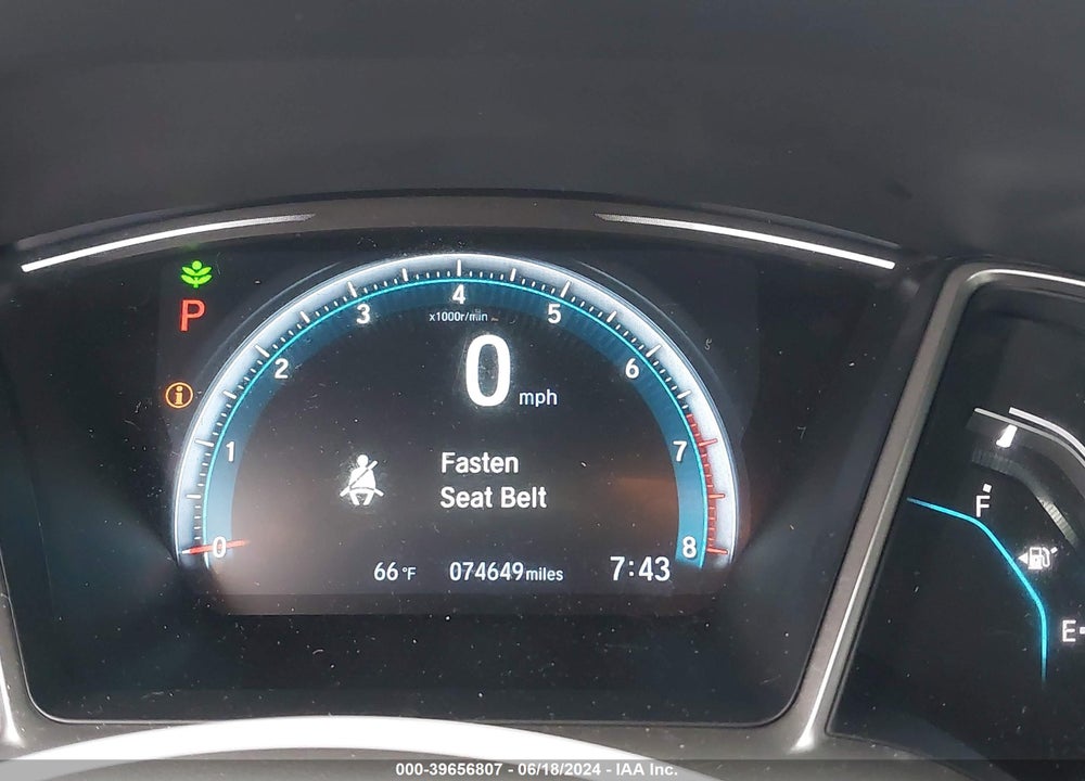 2016 HONDA CIVIC EX VIN: 2HGFC2F74GH527368