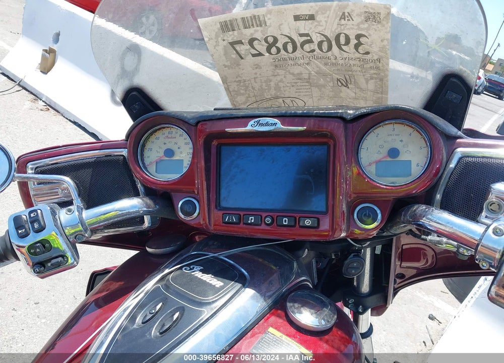 2018 INDIAN MOTORCYCLE CO. ROADMASTER VIN: 56KTRAAA6J3357998