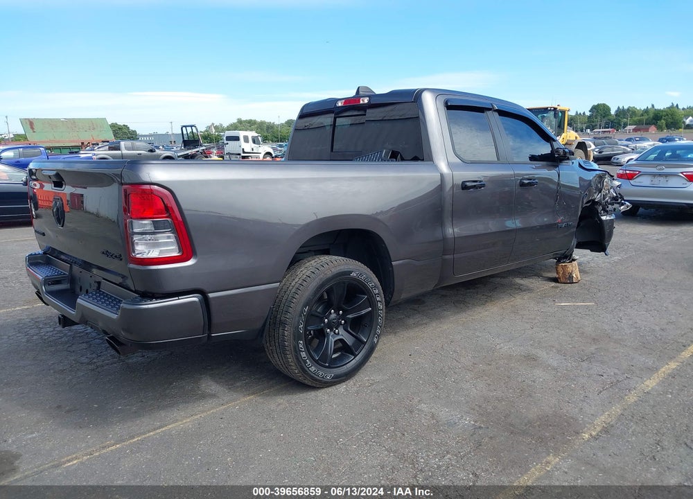 2023 RAM 1500 BIG HORN QUAD CAB 4X4 6'4 BOX VIN: 1C6SRFBTXPN666733