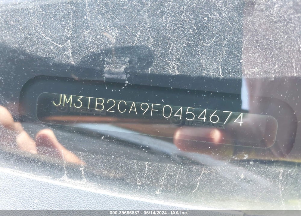 2015 MAZDA CX-9 TOURING VIN: JM3TB2CA9F0454674