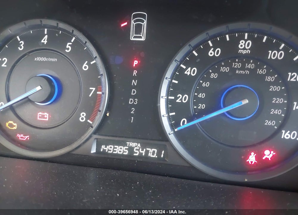 2012 HONDA CROSSTOUR EX-L VIN: 5J6TF2H55CL001102