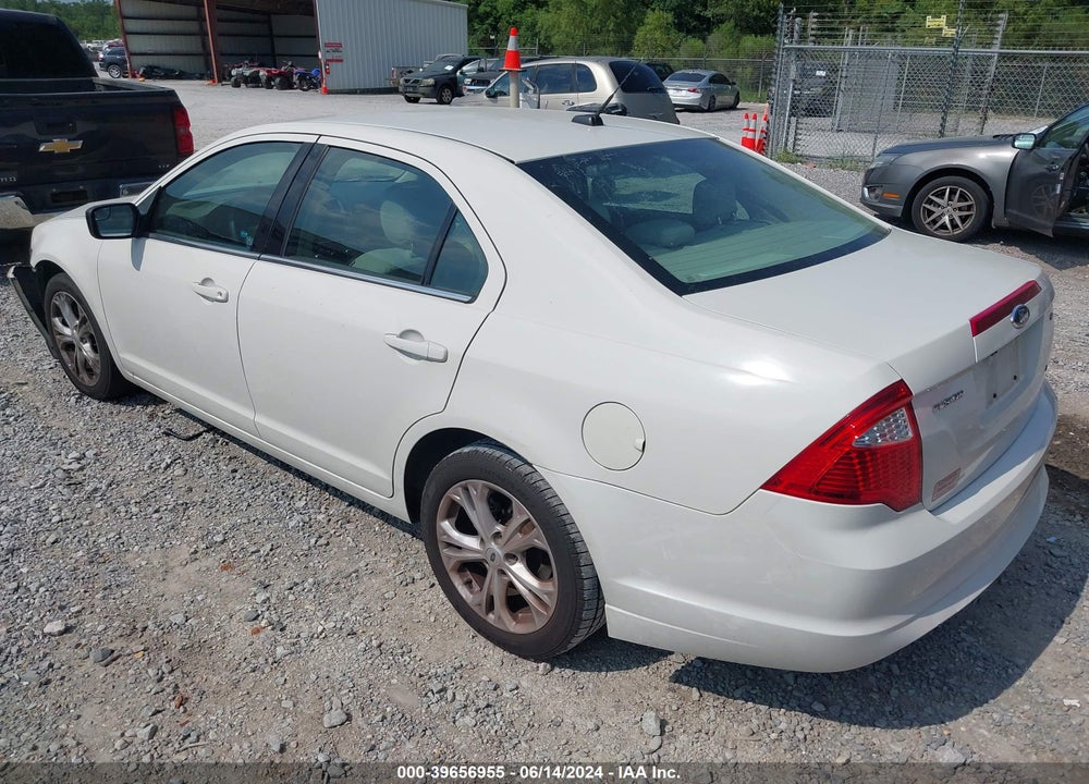 2012 FORD FUSION SE VIN: 3FAHP0HAXCR360043