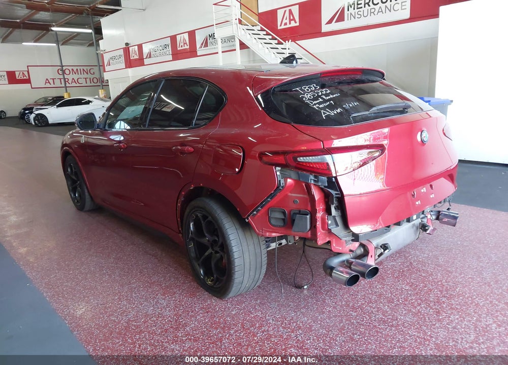 2018 ALFA ROMEO STELVIO QUADRIFOGLIO AWD VIN: ZASFAKEV7J7C18198