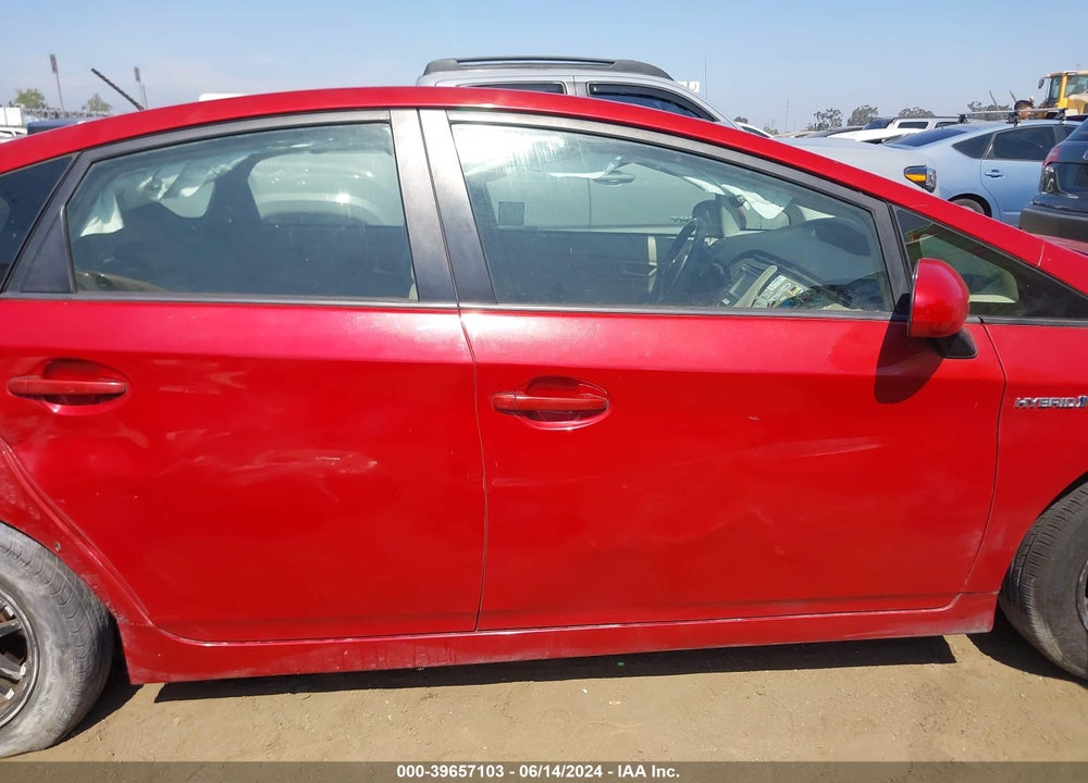 2013 TOYOTA PRIUS THREE VIN: JTDKN3DU3D5651947