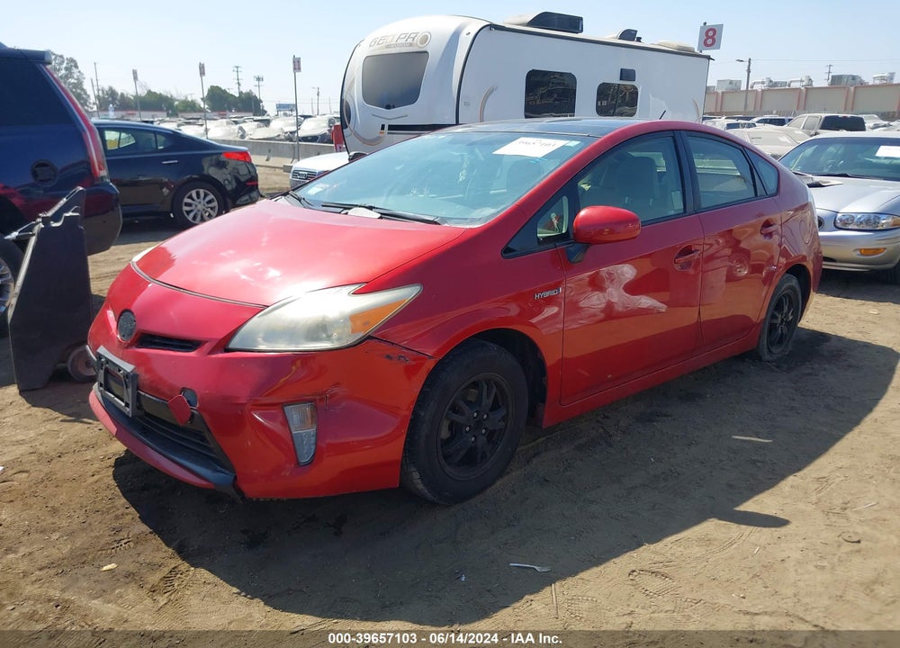 2013 TOYOTA PRIUS THREE VIN: JTDKN3DU3D5651947