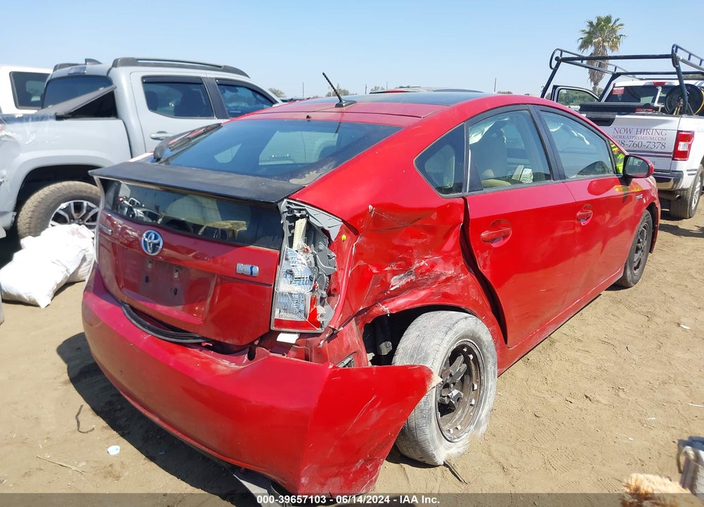 2013 TOYOTA PRIUS THREE VIN: JTDKN3DU3D5651947