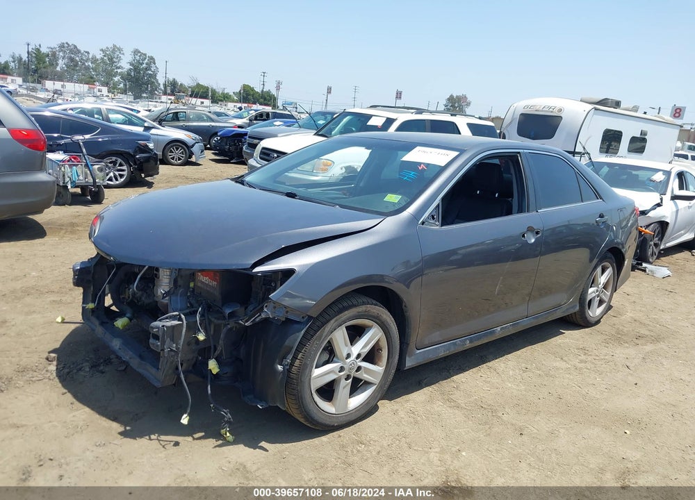 2012 TOYOTA CAMRY SE VIN: 4T1BF1FK2CU176708