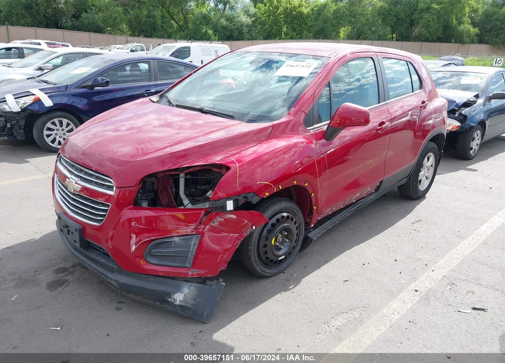 2015 CHEVROLET TRAX 1LS VIN: KL7CJPSBXFB129567