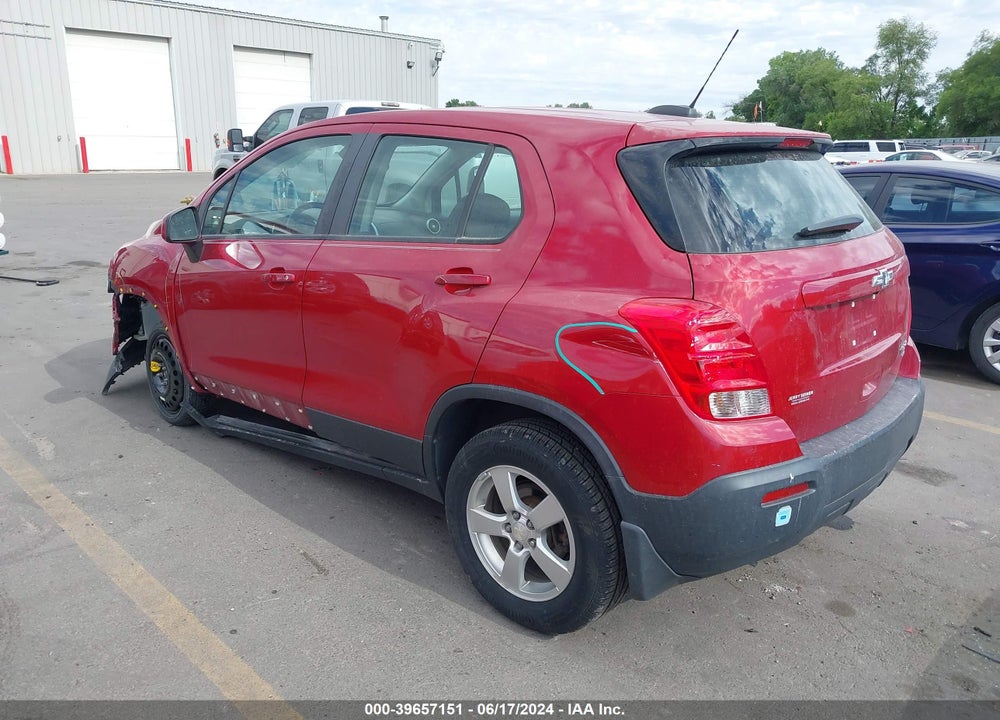 2015 CHEVROLET TRAX 1LS VIN: KL7CJPSBXFB129567
