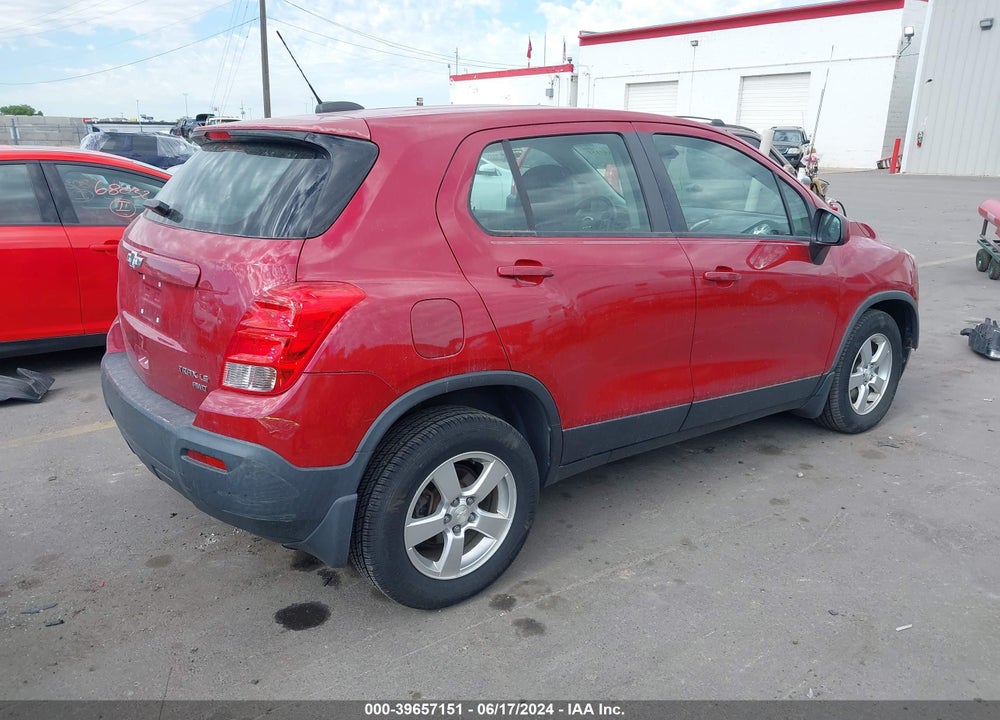 2015 CHEVROLET TRAX 1LS VIN: KL7CJPSBXFB129567