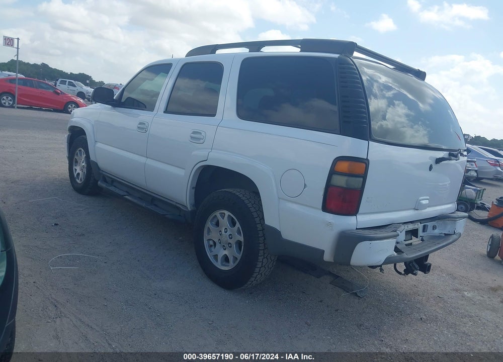 2005 CHEVROLET TAHOE Z71 VIN: 1GNEK13T25R119478