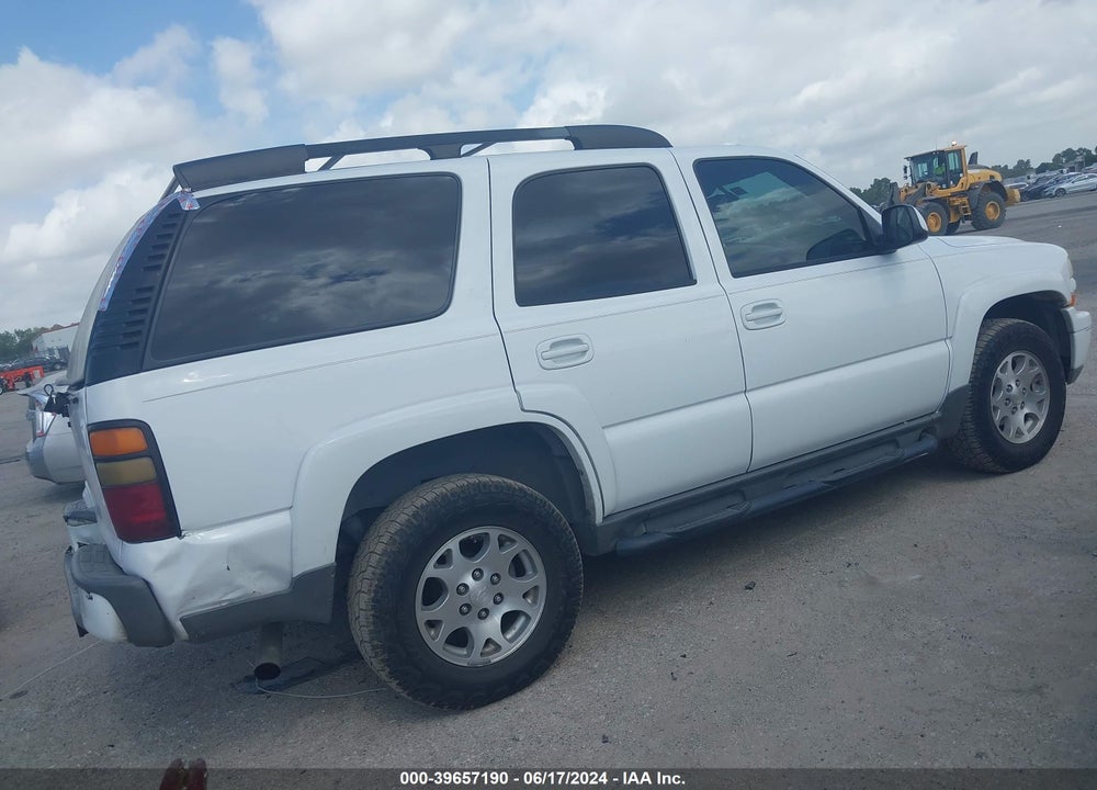 2005 CHEVROLET TAHOE Z71 VIN: 1GNEK13T25R119478
