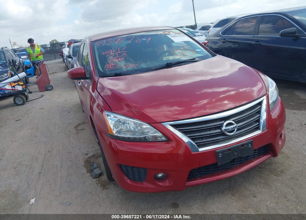 2014 NISSAN SENTRA SR VIN: 3N1AB7AP8EL617629