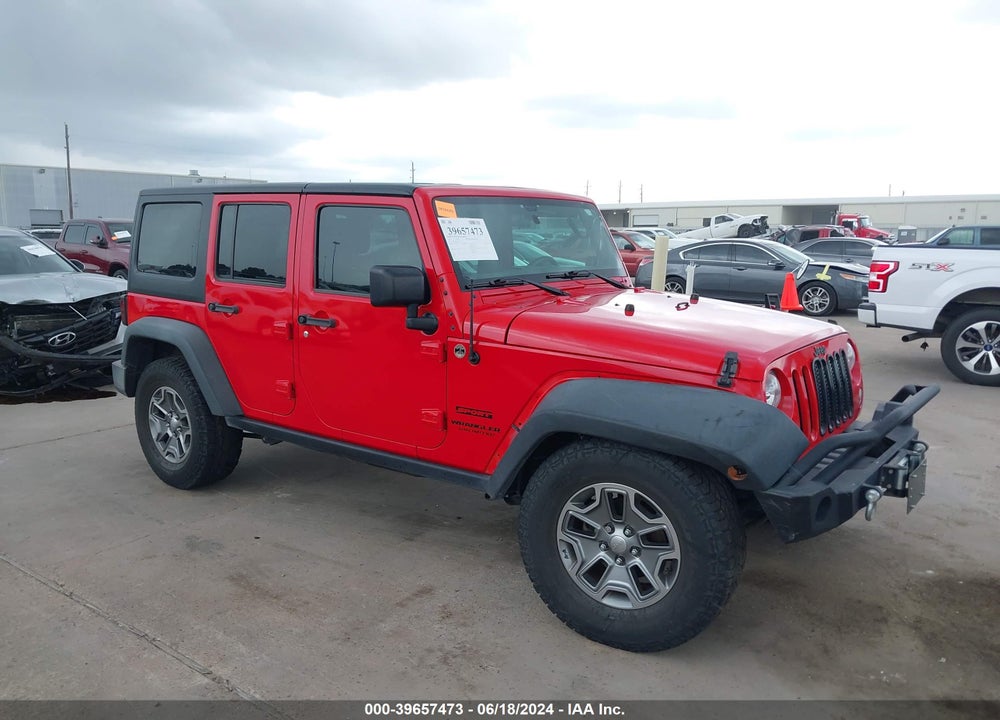 2016 JEEP WRANGLER UNLIMITED SPORT VIN: 1C4BJWDG6GL310629