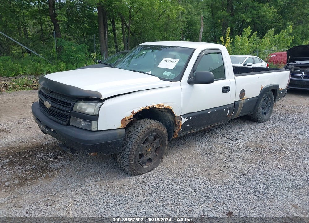 2006 CHEVROLET SILVERADO 1500 WORK TRUCK VIN: 1GCEK14V36E111682
