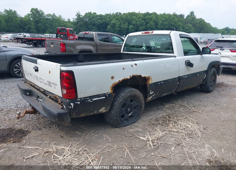 2006 CHEVROLET SILVERADO 1500 WORK TRUCK VIN: 1GCEK14V36E111682