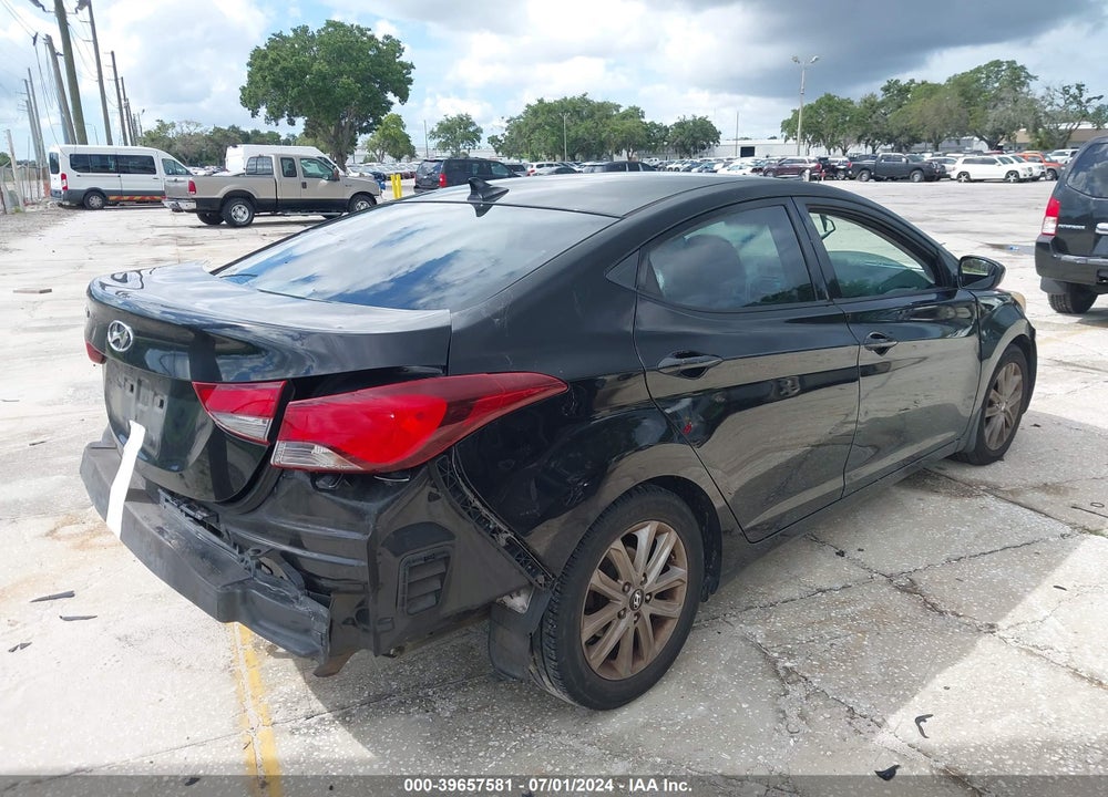 2015 HYUNDAI ELANTRA SE VIN: KMHDH4AE9FU355404