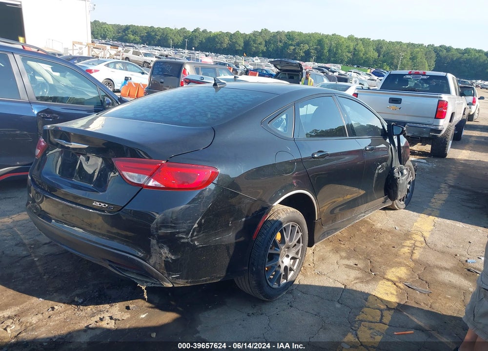 2015 CHRYSLER 200 S VIN: 1C3CCCBG6FN573033