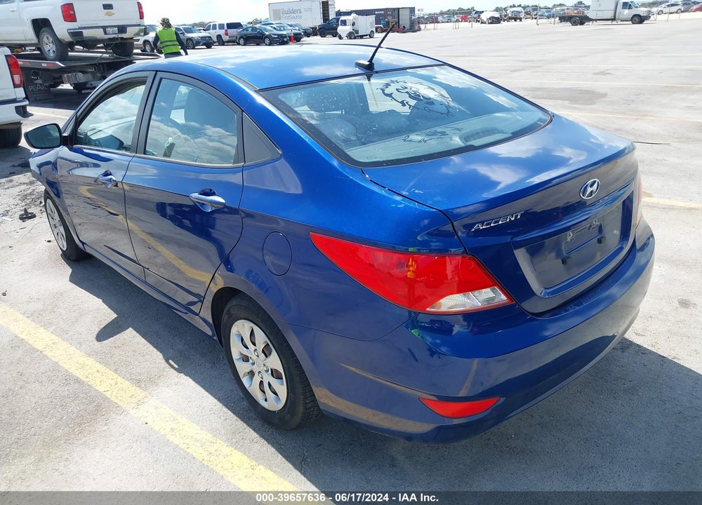 2016 HYUNDAI ACCENT SE VIN: KMHCT4AE1GU968807