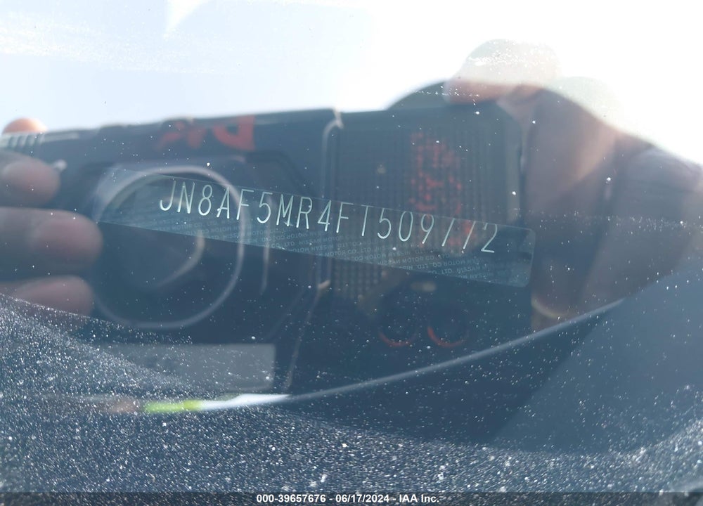 2015 NISSAN JUKE VIN: JN8AF5MR4FT509772