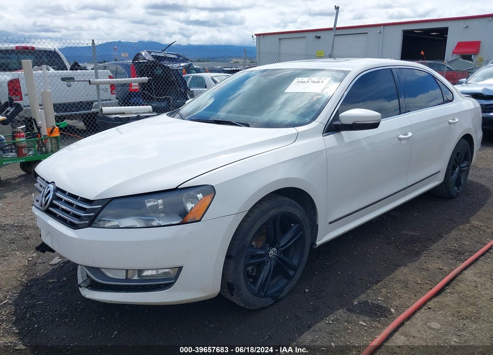 2013 VOLKSWAGEN PASSAT 2.0L TDI SE VIN: 1VWBN7A37DC119760