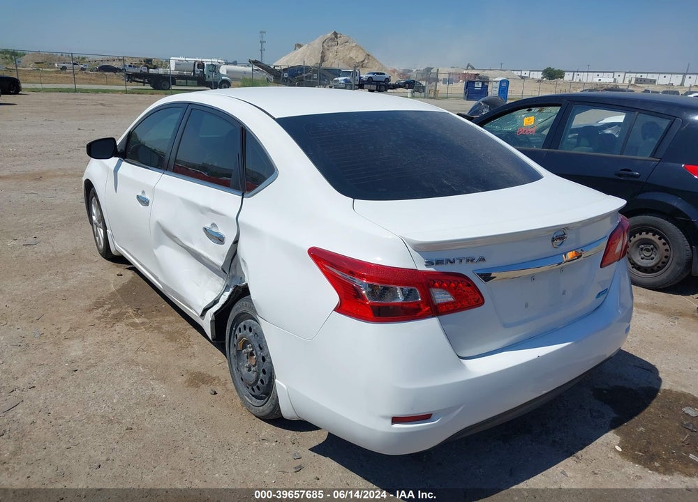 2019 NISSAN SENTRA S VIN: 3N1AB7AP3KY260262