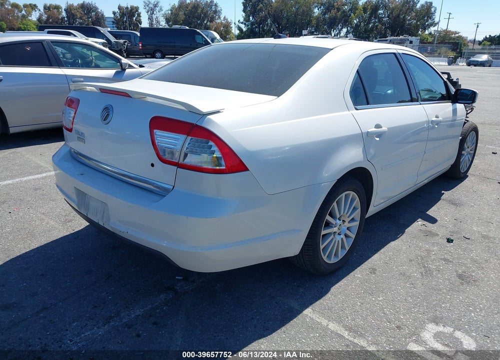 2009 MERCURY MILAN I4 PREMIER VIN: 3MEHM08Z39R619312