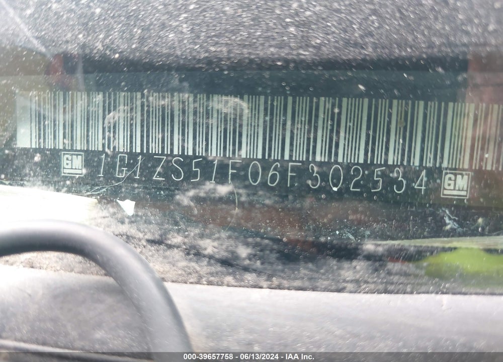 2006 CHEVROLET MALIBU LS VIN: 1G1ZS51F06F302534