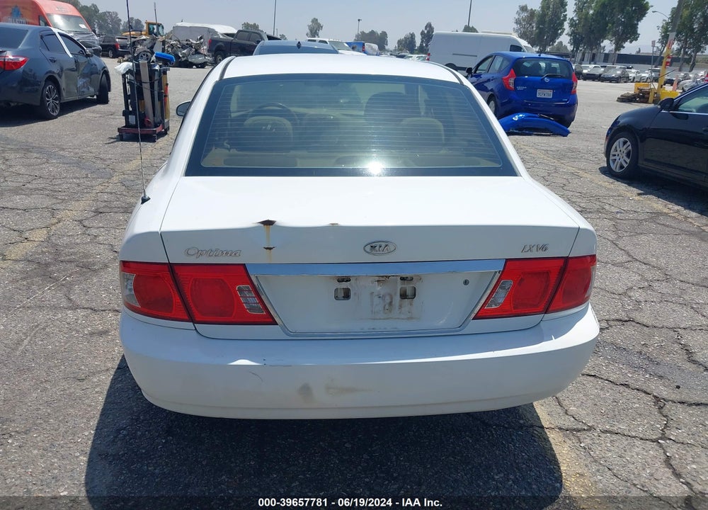 2006 KIA OPTIMA EX V6/LX V6 VIN: KNAGD128565442244