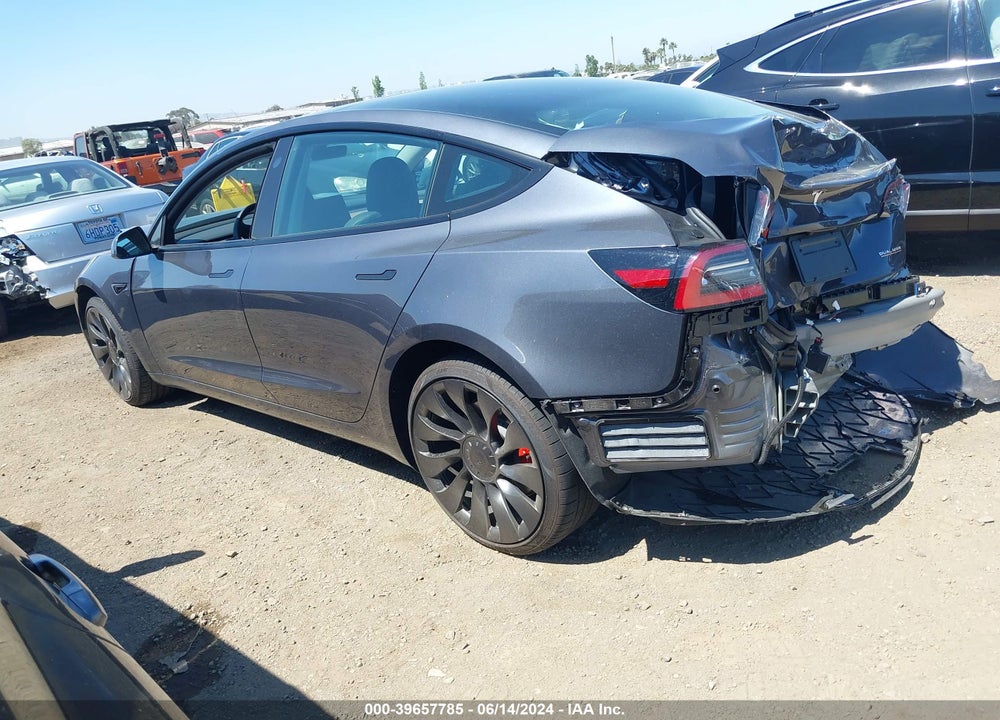 2023 TESLA MODEL 3 PERFORMANCE DUAL MOTOR ALL-WHEEL DRIVE VIN: 5YJ3E1EC7PF712685