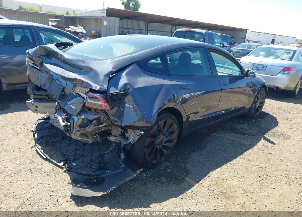 2023 TESLA MODEL 3 PERFORMANCE DUAL MOTOR ALL-WHEEL DRIVE VIN: 5YJ3E1EC7PF712685