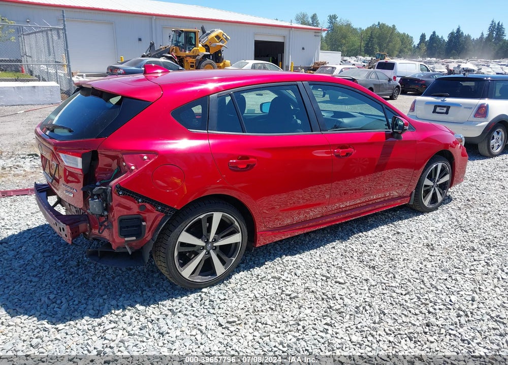 2019 SUBARU IMPREZA 2.0I SPORT VIN: 4S3GTAM6XK3741753