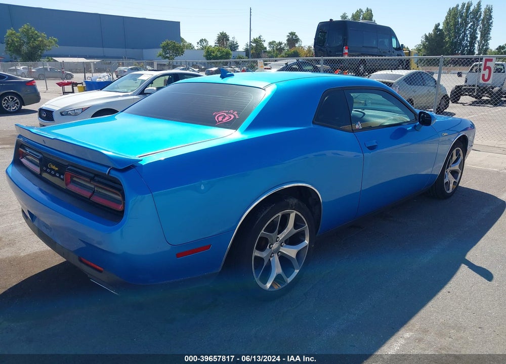 2015 DODGE CHALLENGER SXT PLUS VIN: 2C3CDZBGXFH775429