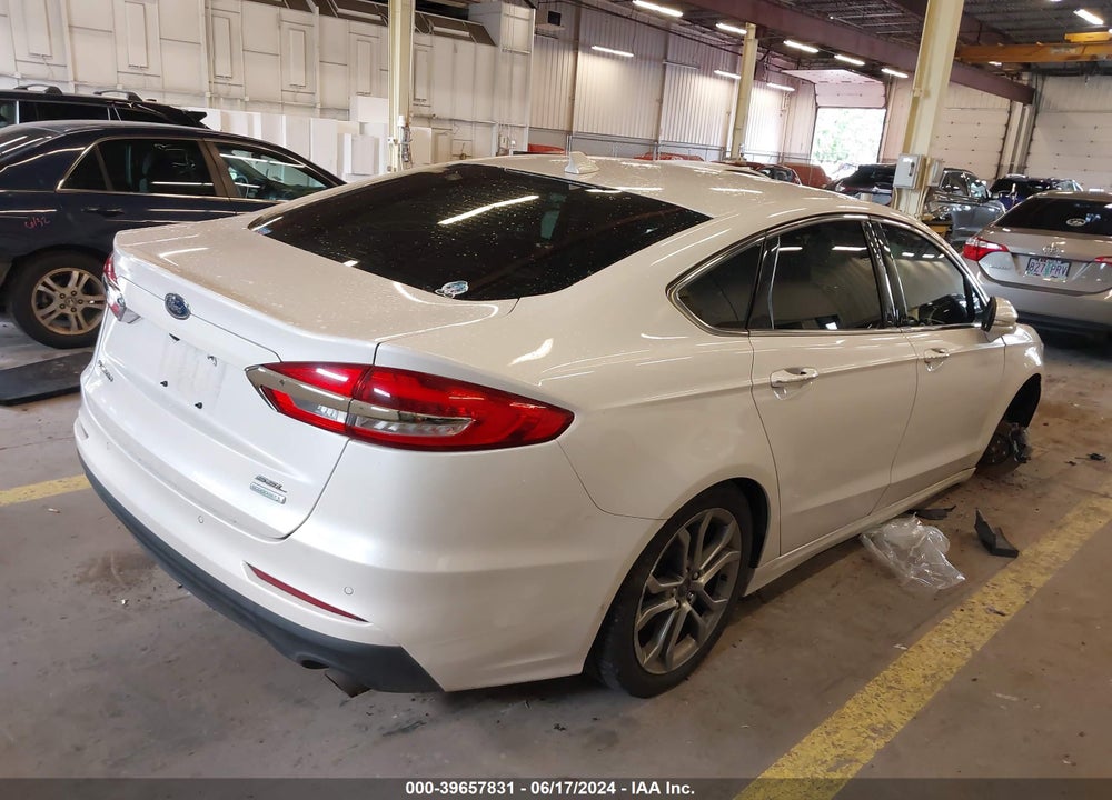 2019 FORD FUSION SEL VIN: 3FA6P0CD7KR104630