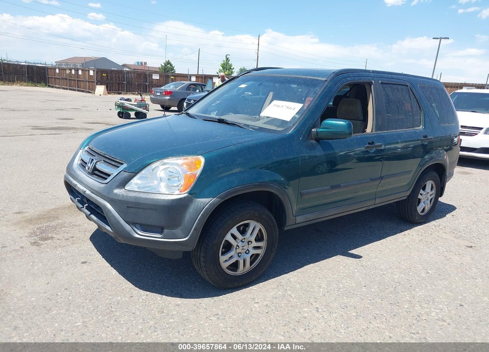 2002 HONDA CR-V EX VIN: JHLRD78892C092681