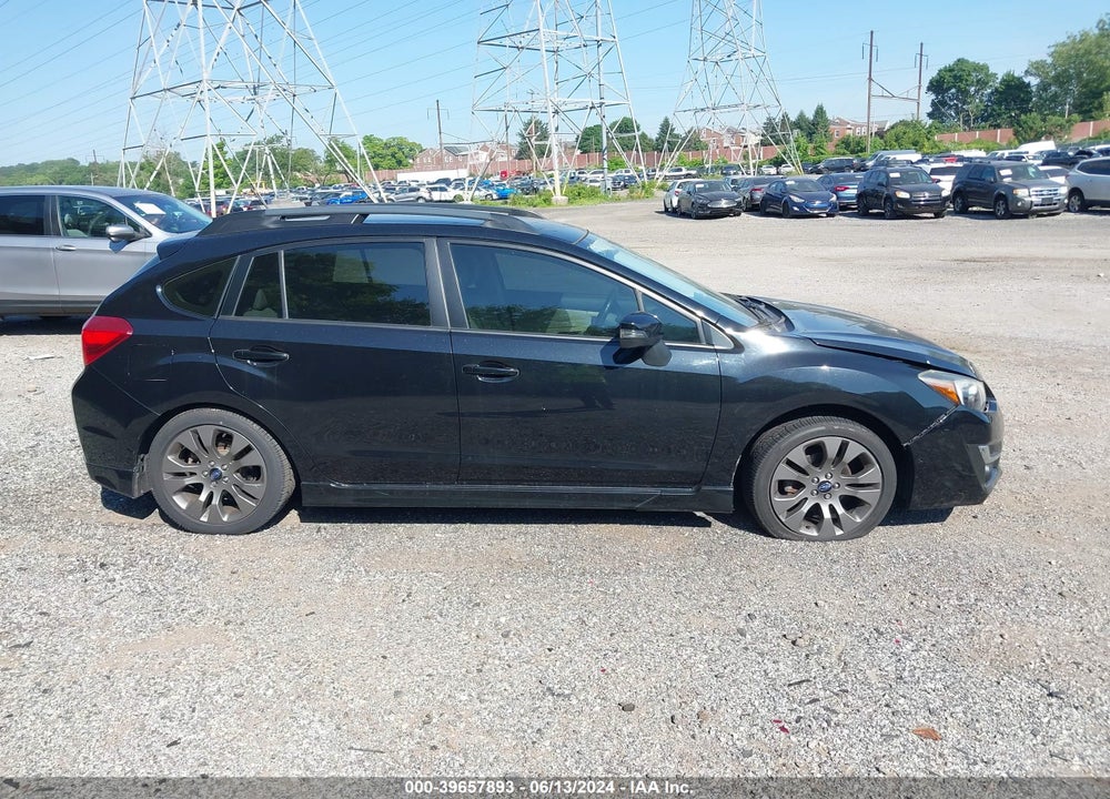 2016 SUBARU IMPREZA 2.0I SPORT PREMIUM VIN: JF1GPAP61G9286575