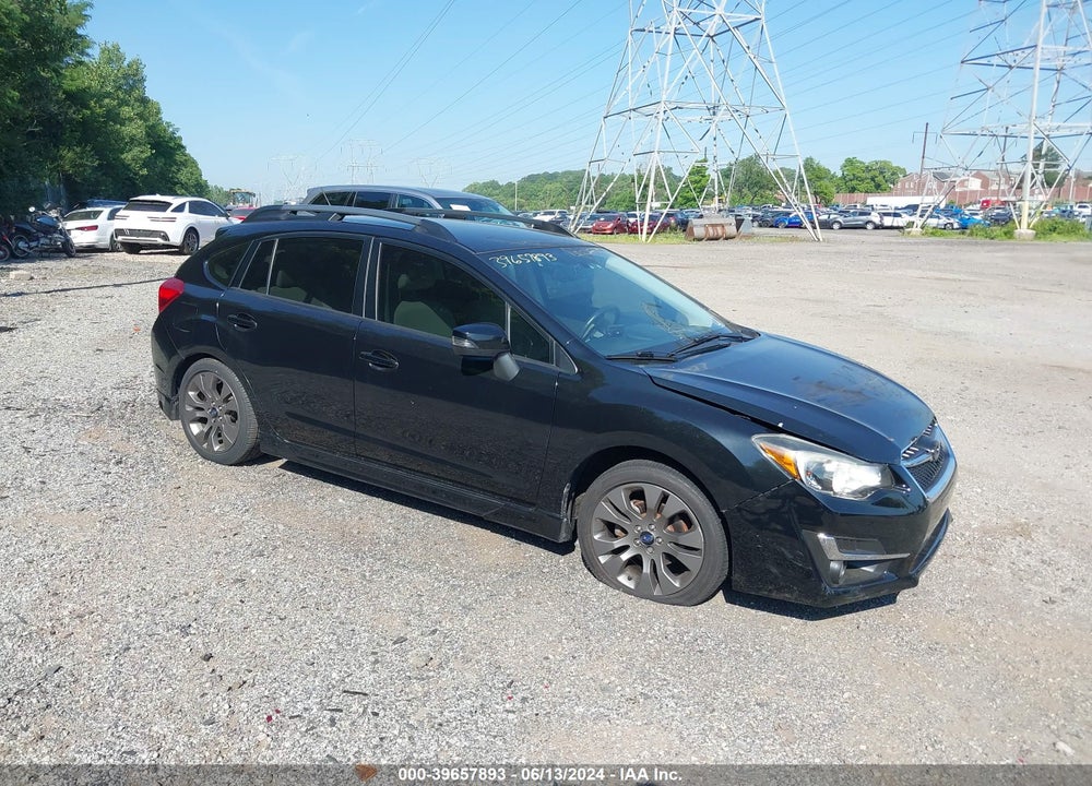 2016 SUBARU IMPREZA 2.0I SPORT PREMIUM VIN: JF1GPAP61G9286575
