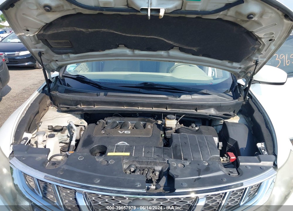 2011 NISSAN MURANO SL VIN: JN8AZ1MW6BW176277